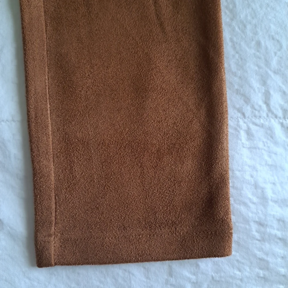 J. McLaughlin Women’s Rust Faux Suede Lori Leggings Pants Size S $178